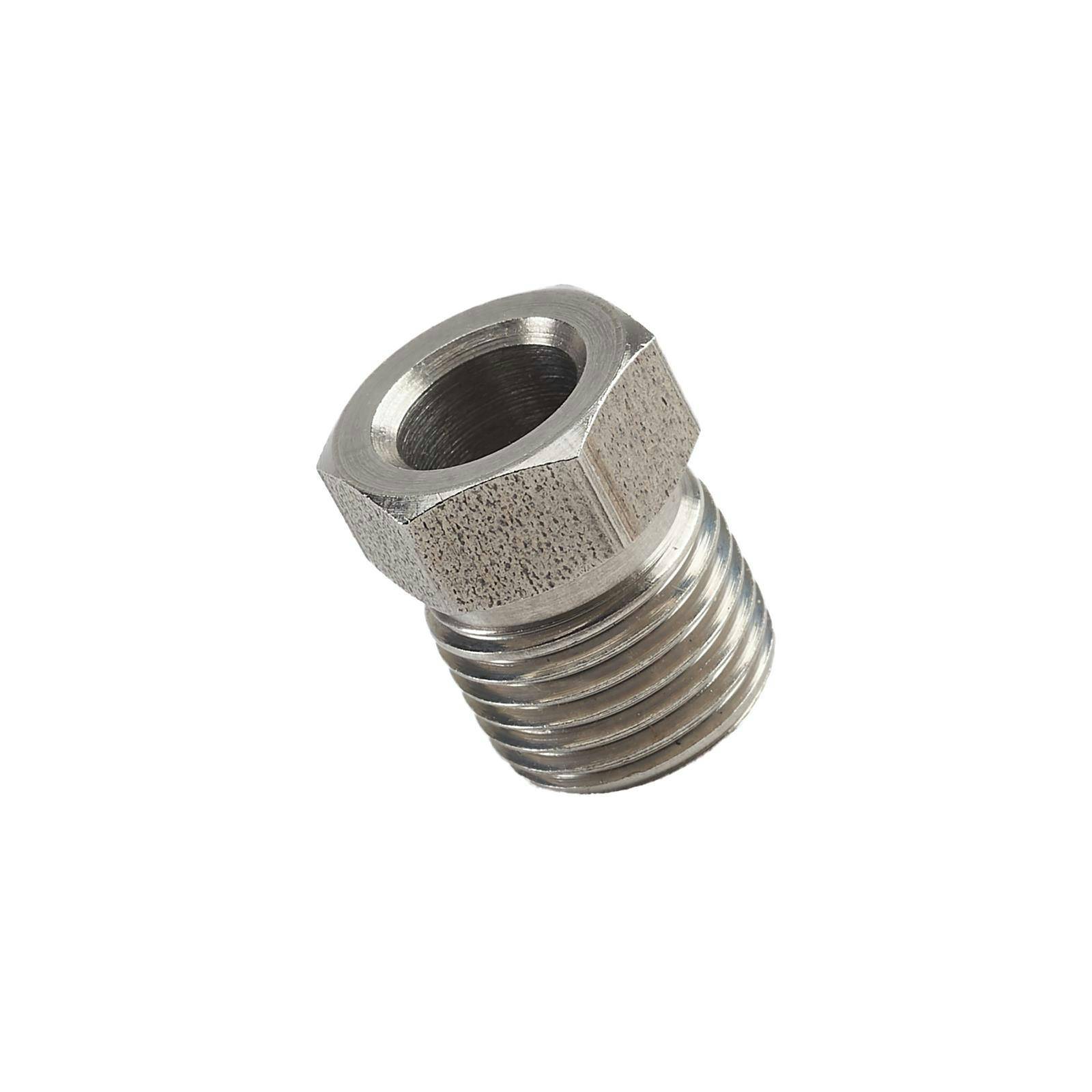 Speedway Stainless Steel 7/16 Inch Fitting Tube Nut, 1/4 Tubing