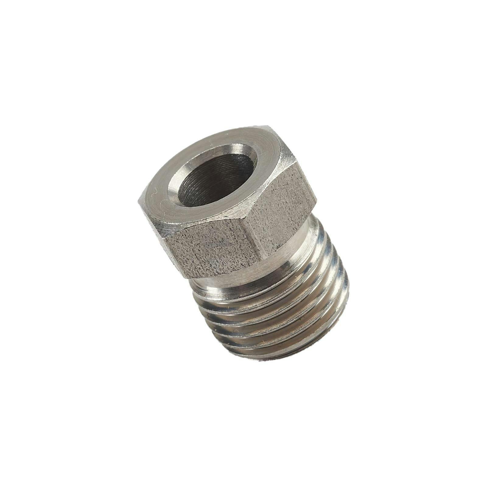 Speedway Stainless Steel 1/2 Inch Fitting Tube Nut, 1/4 Tubing