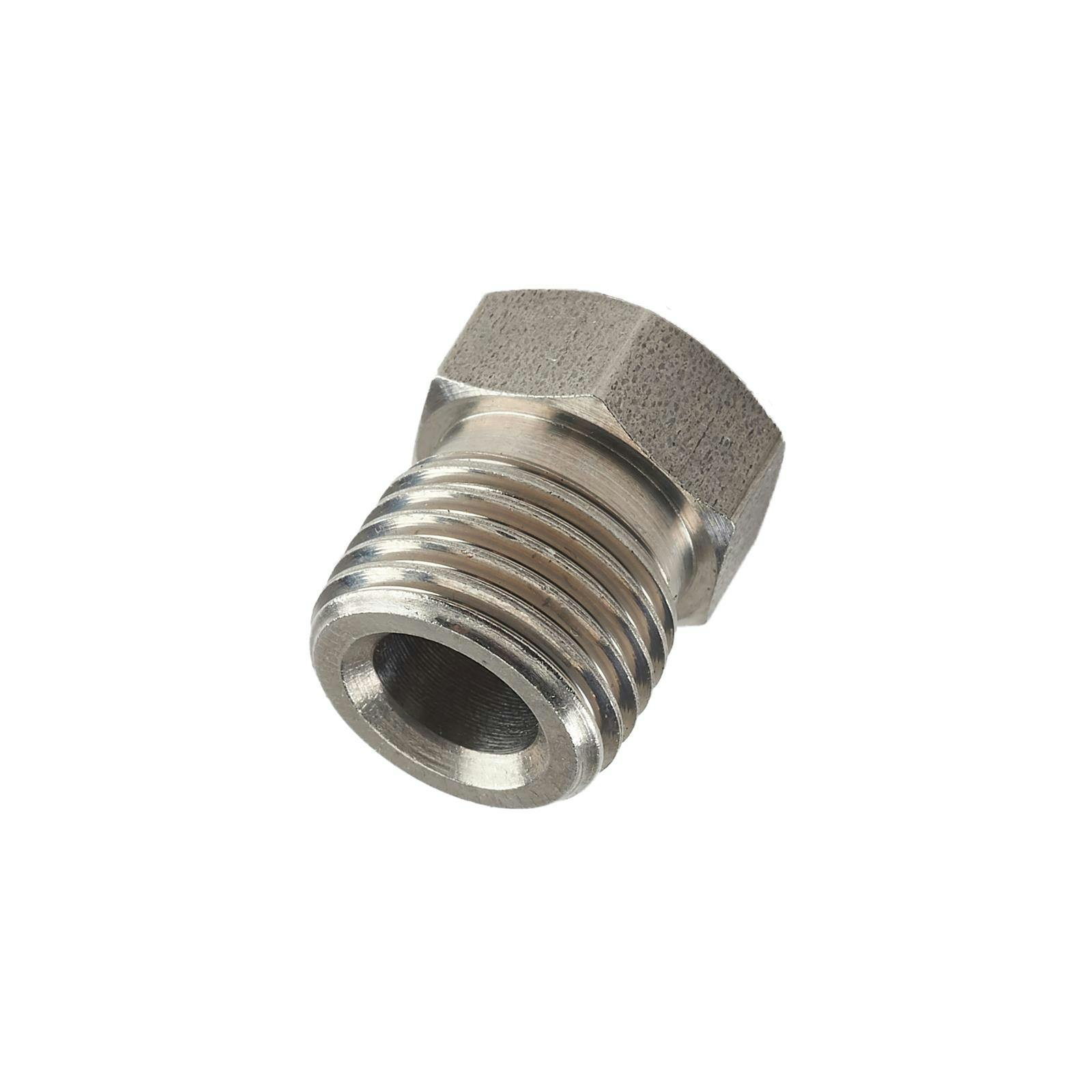 Speedway Stainless Steel 1/2 Inch Fitting Tube Nut, 1/4 Tubing