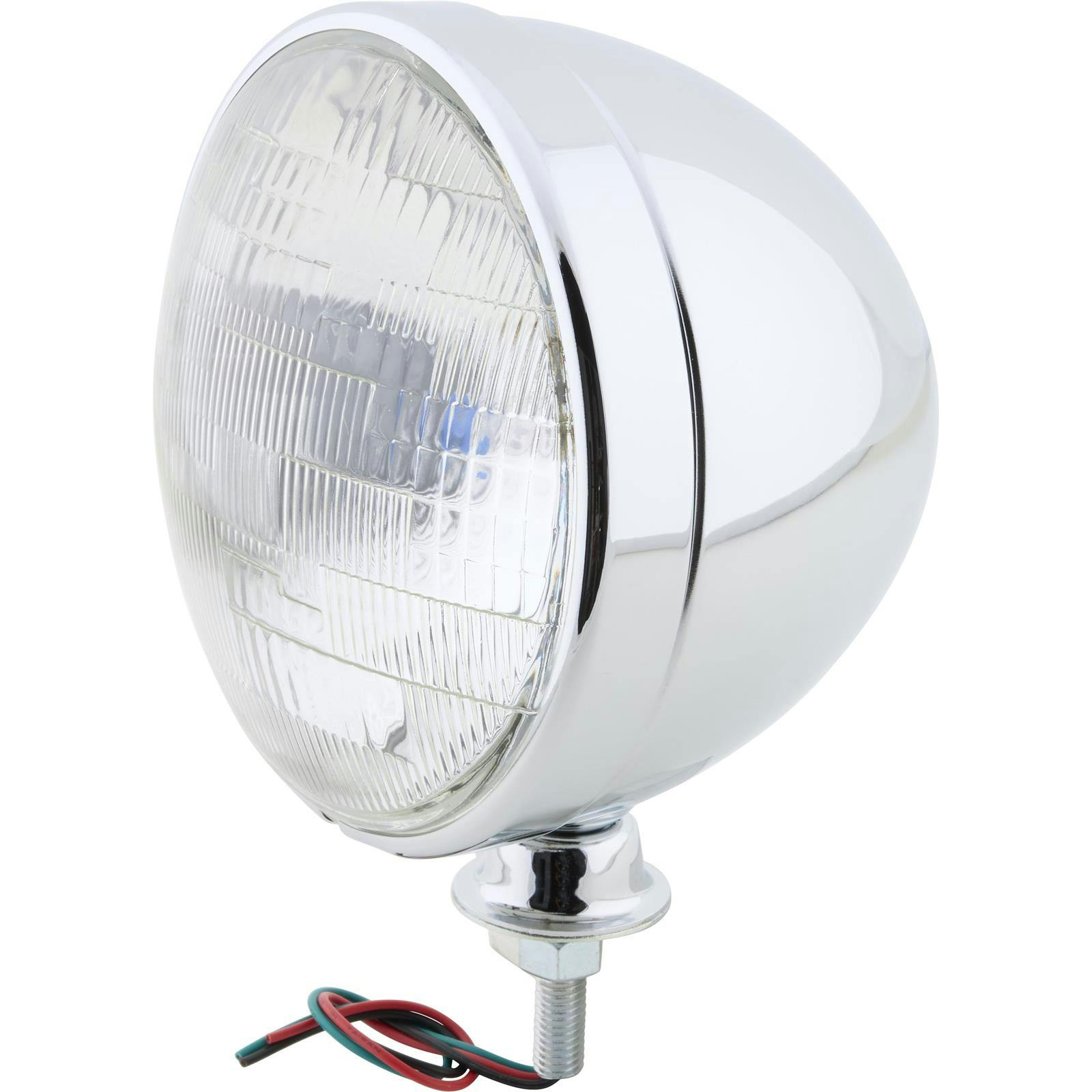 Chrome Dietz Type Headlights, Halogen Bulb