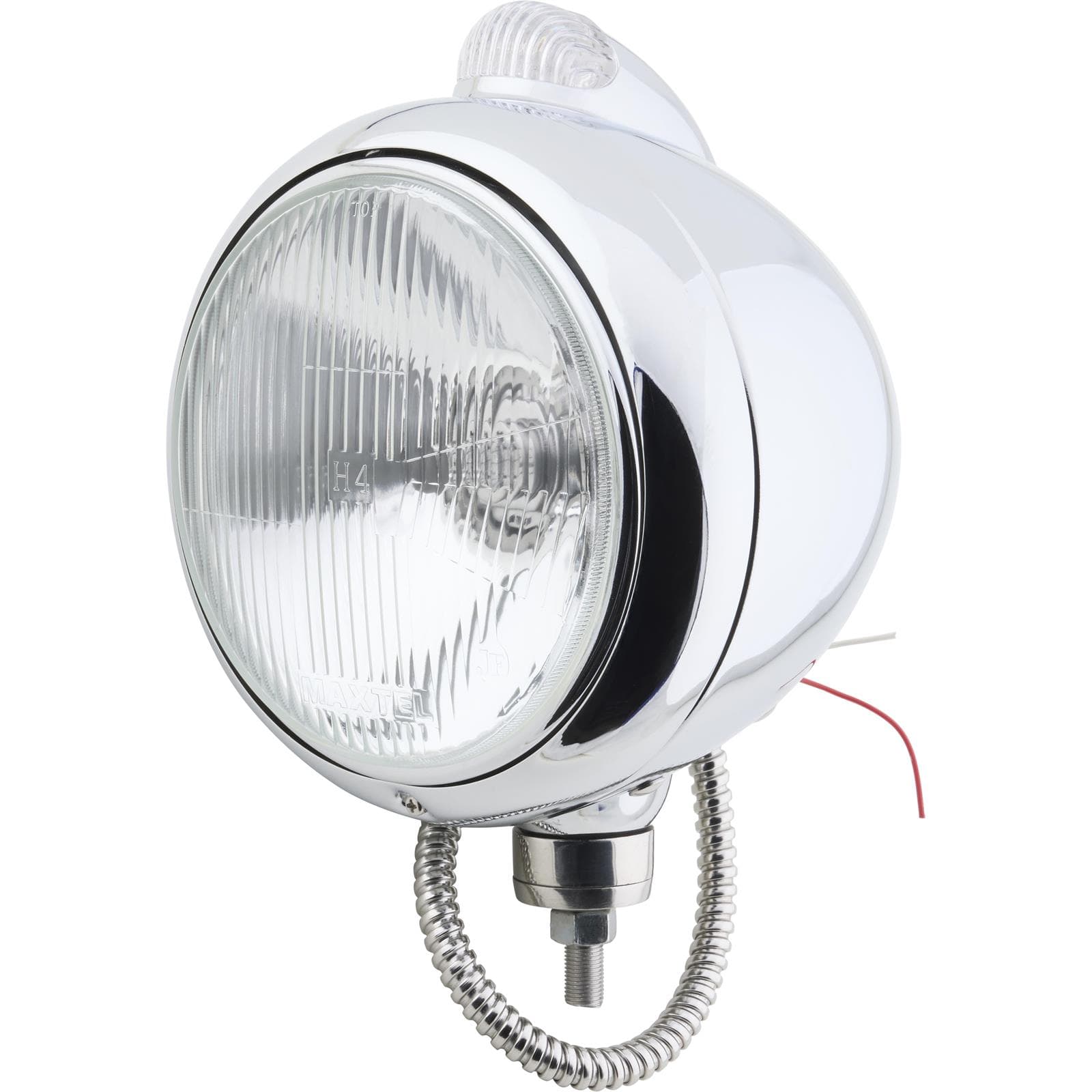 Guide 682-C Style 12 Volt H4 Headlight with Turn Signal, Chrome