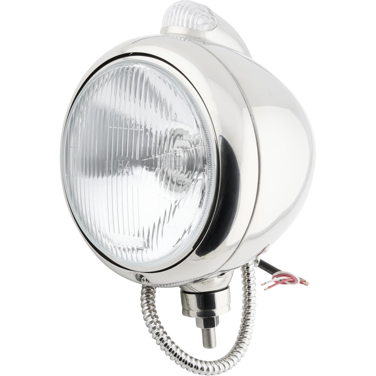Guide 682-C Style 12 Volt H4 Headlight with Turn Signal,Stainless