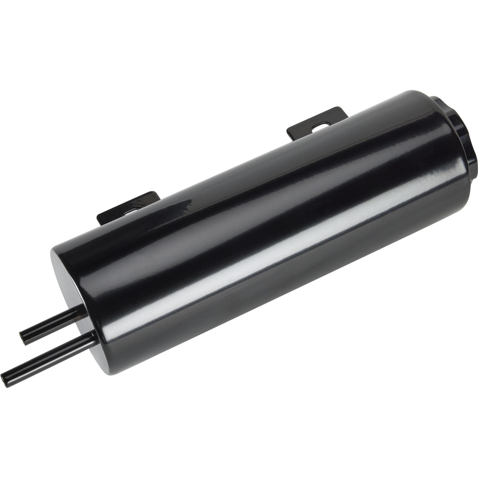 Black Stainless Steel Coolant Expansion Overflow Tank, 3" x 9"