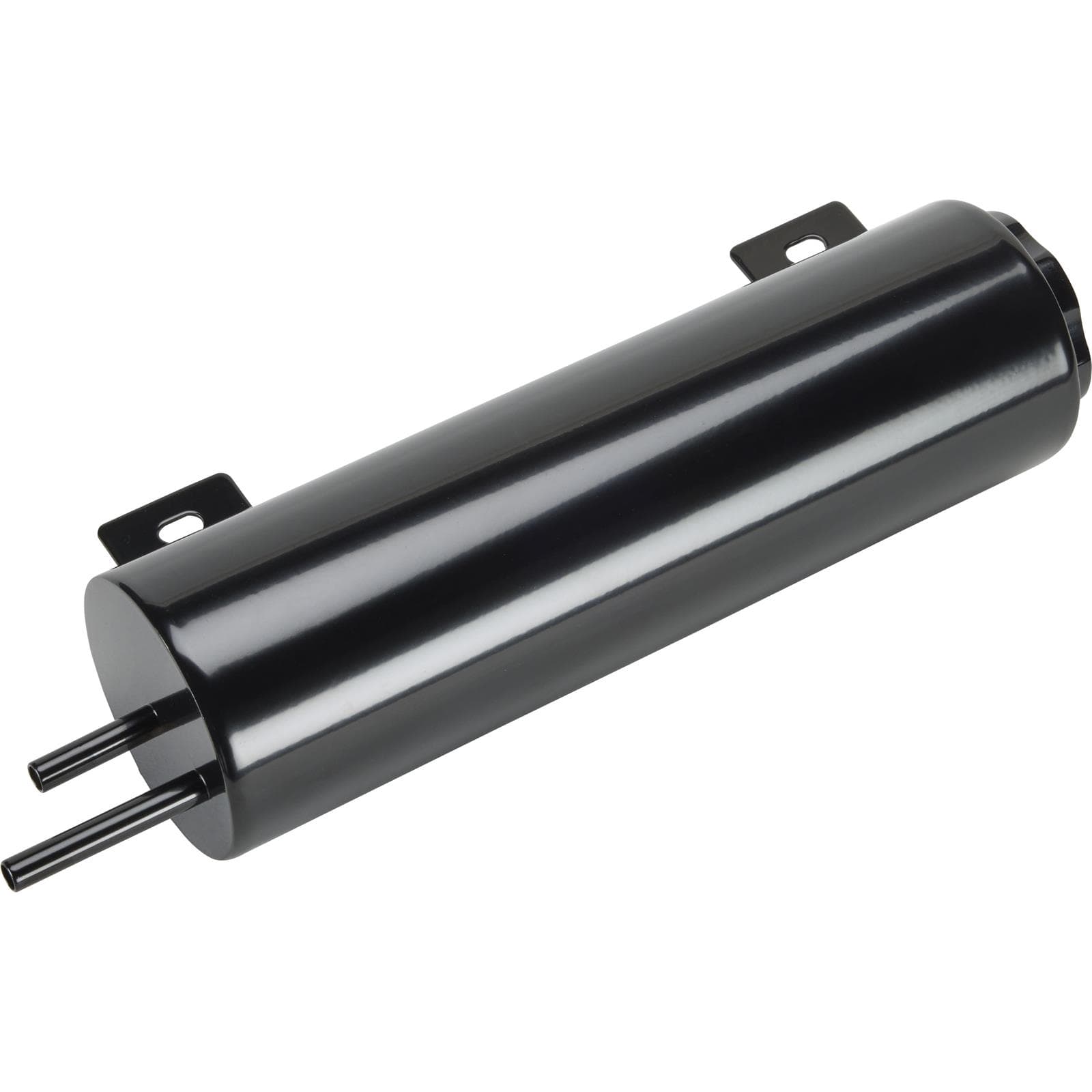 Black Stainless Steel Coolant Expansion Overflow Tank, 3" x 10"