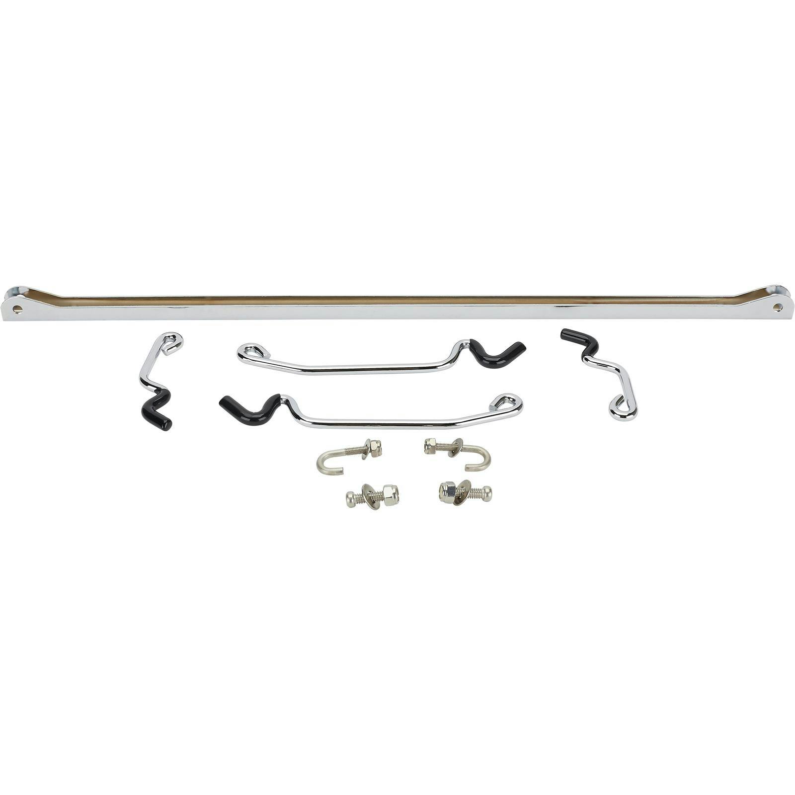 Speedway 1928-36 Ford Hood Prop Kit, Chrome