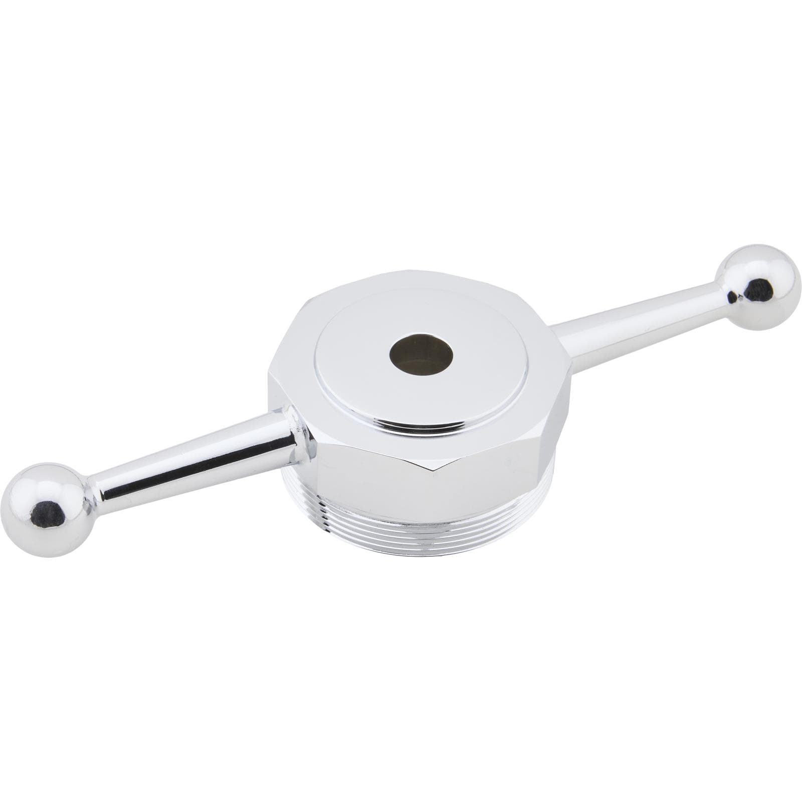 Model T Dog Bone Radiator Cap, Chrome, Drilled