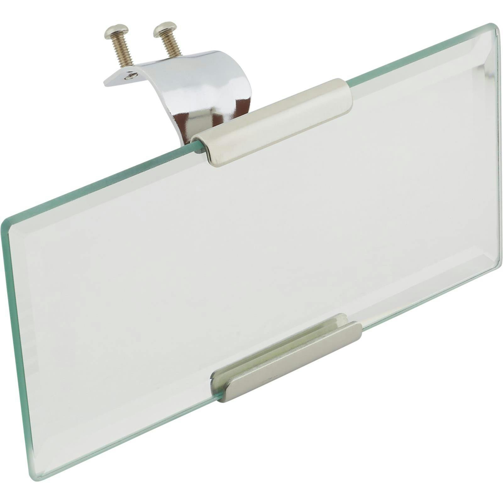 Roadster Rectangular Mirror, Stainless
