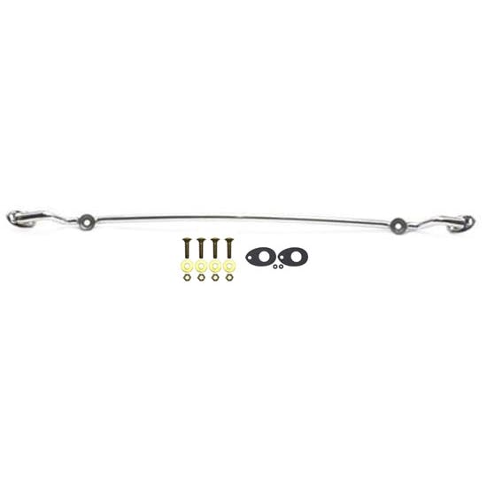 1930-31 Ford Model A Dropped Headlight Bar Kit, Stainless