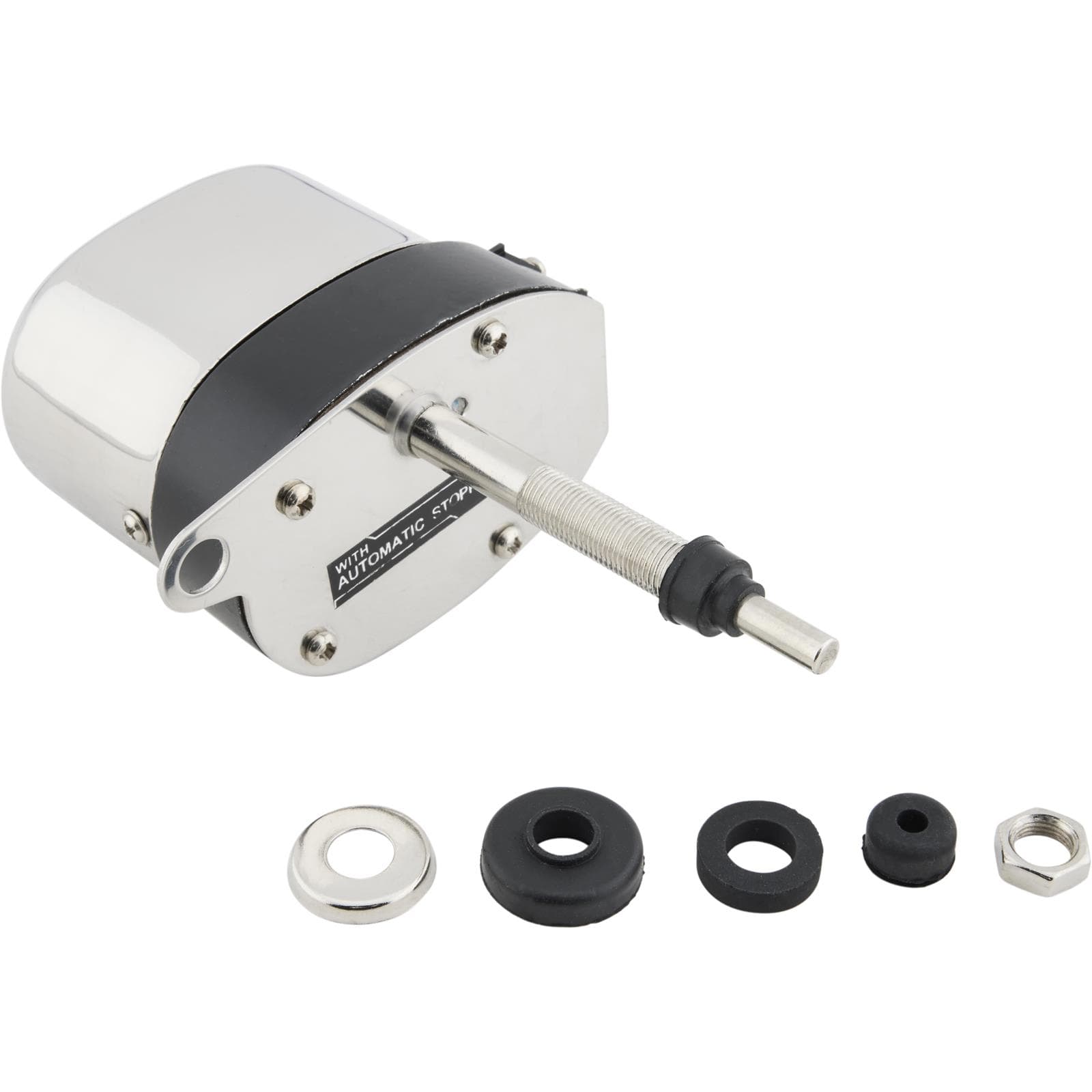 Universal Stainless 12 Volt Electric Windshield Wiper Motor Kit