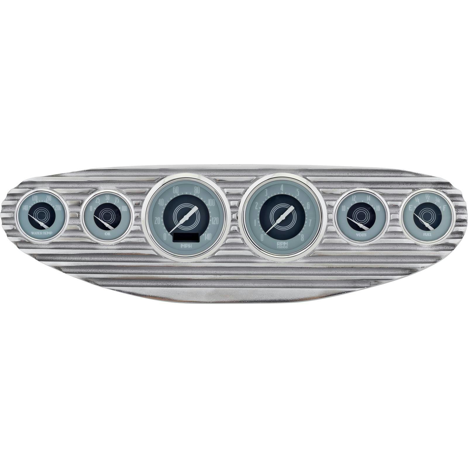 Omega Kustom Avant 6-Gauge Set, Electric Speedometer, 3-3/8 Inch