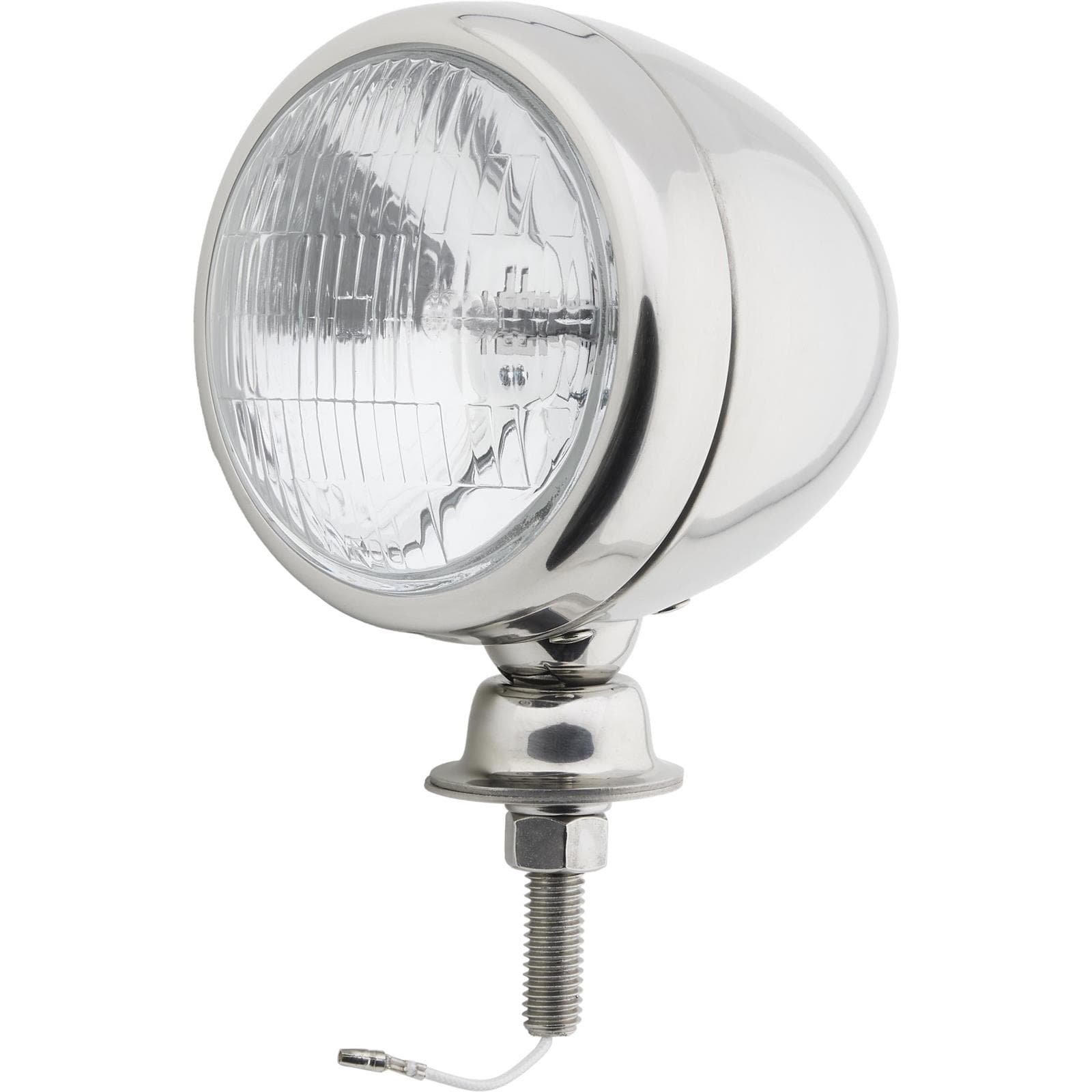 Stainless Steel Tear Drop 12 Volt Fog Light, Clear Lens