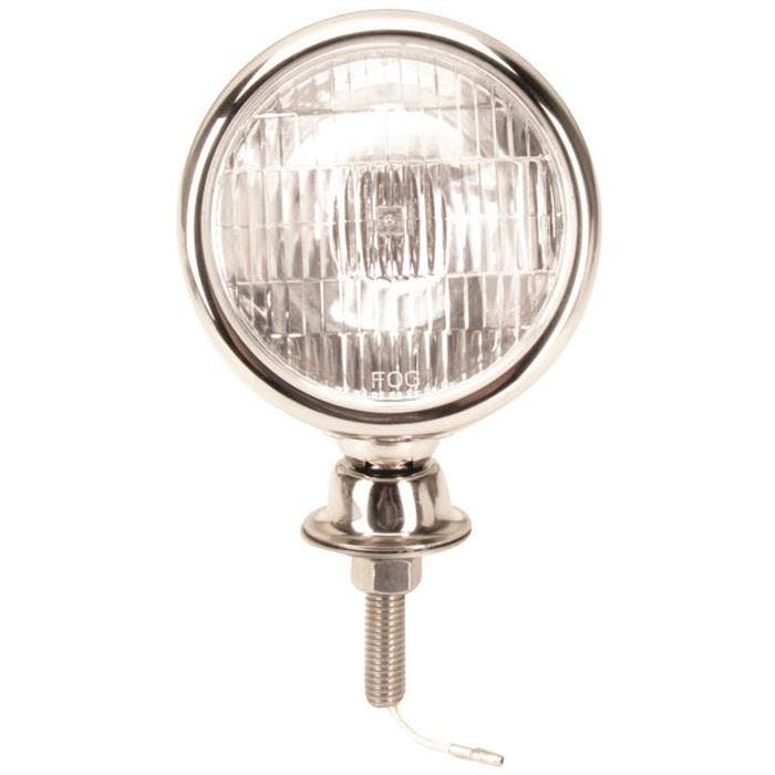 Stainless Steel Tear Drop 12 Volt Fog Light, Clear Lens