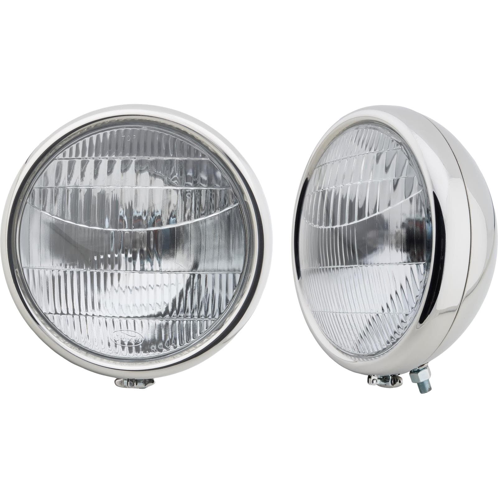 Speedway 1932 Ford 12 Volt Headlights, Stainless Steel