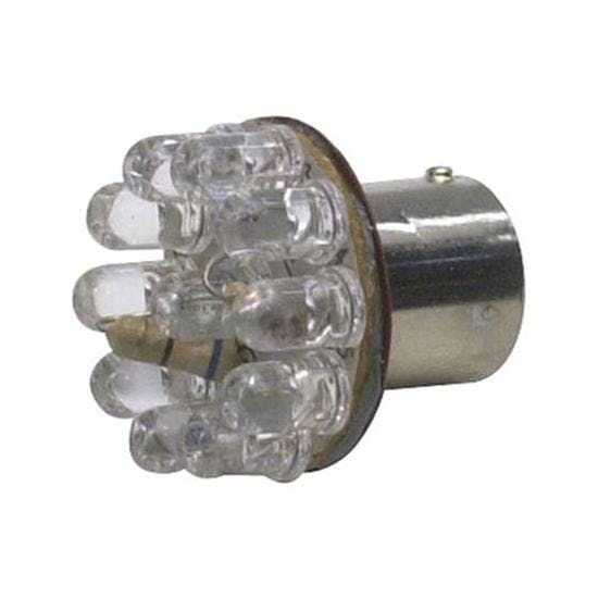 1156 LED Tail Light Bulb, 1 Inch, Amber