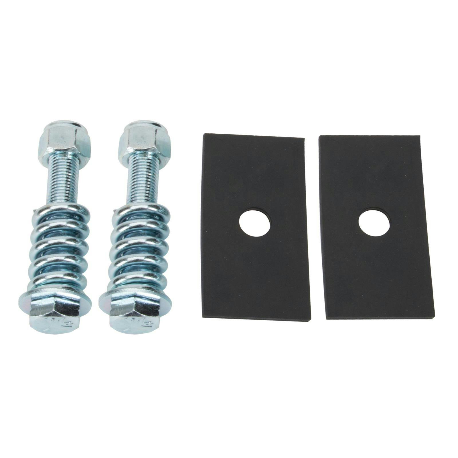 Speedway Universal Radiator Mounting Kit, Black Steel