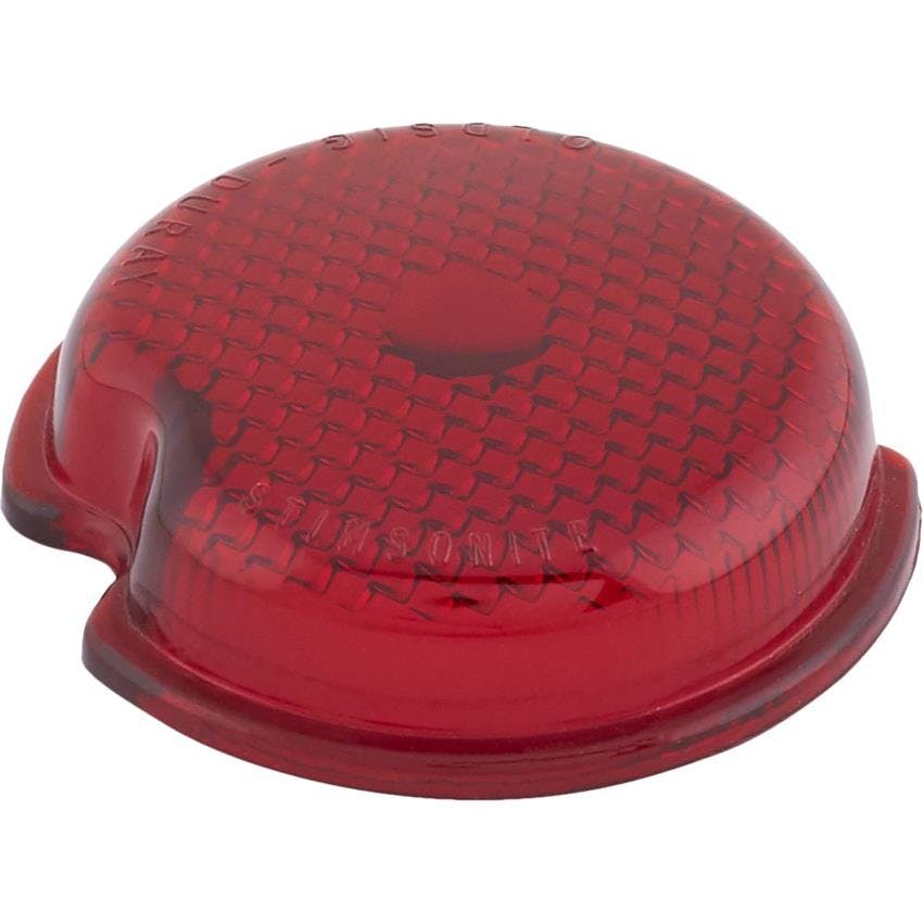 1939 Chevy Glass Taillight Lens, Standard Red