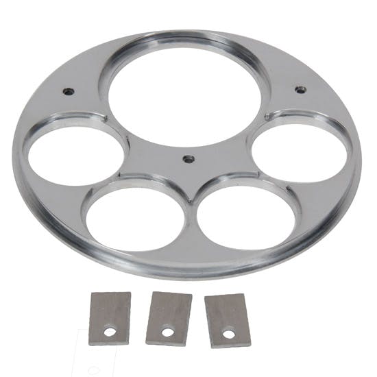 Speedway 1949-50 Chevy Car 5 Gauge Dash Panel, Polished