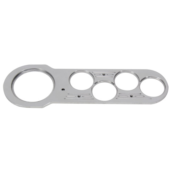 Speedway 1953-54 Chevy Car 5 Gauge Dash Panel, Polished