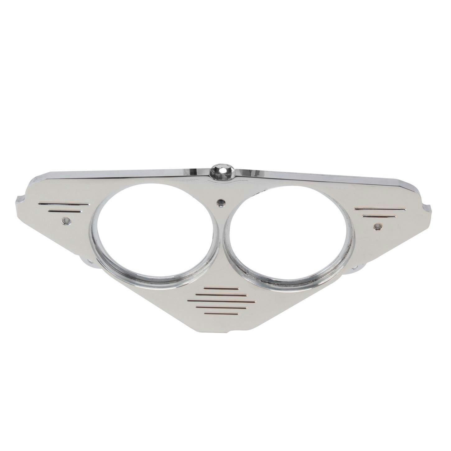 Speedway 1955-59 Chevy Truck 2 Gauge Dash Panel, Aluminum