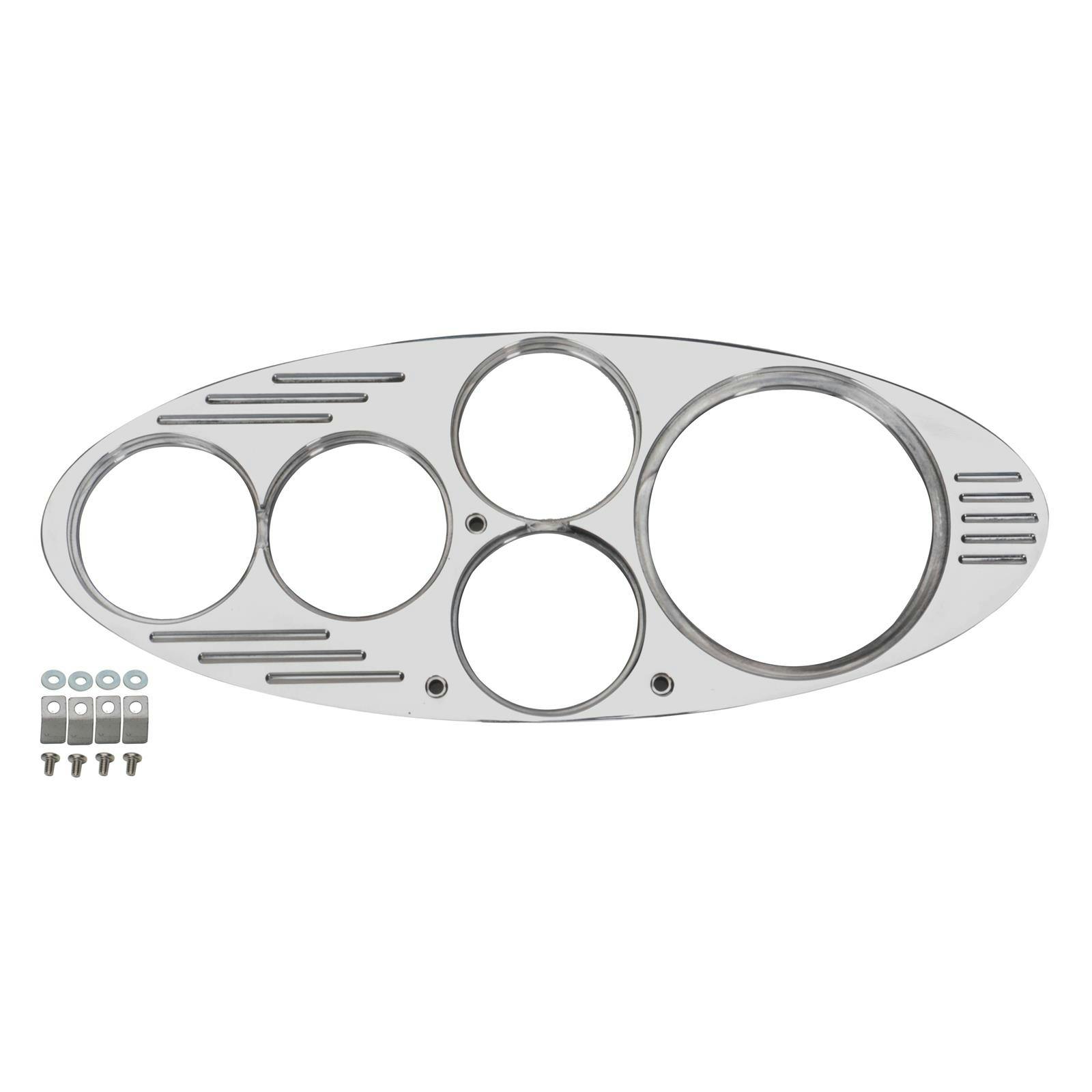 Aluminum 5 Gauge Dash Panel, 3-3/8 Inch, 1932 Ford Truck