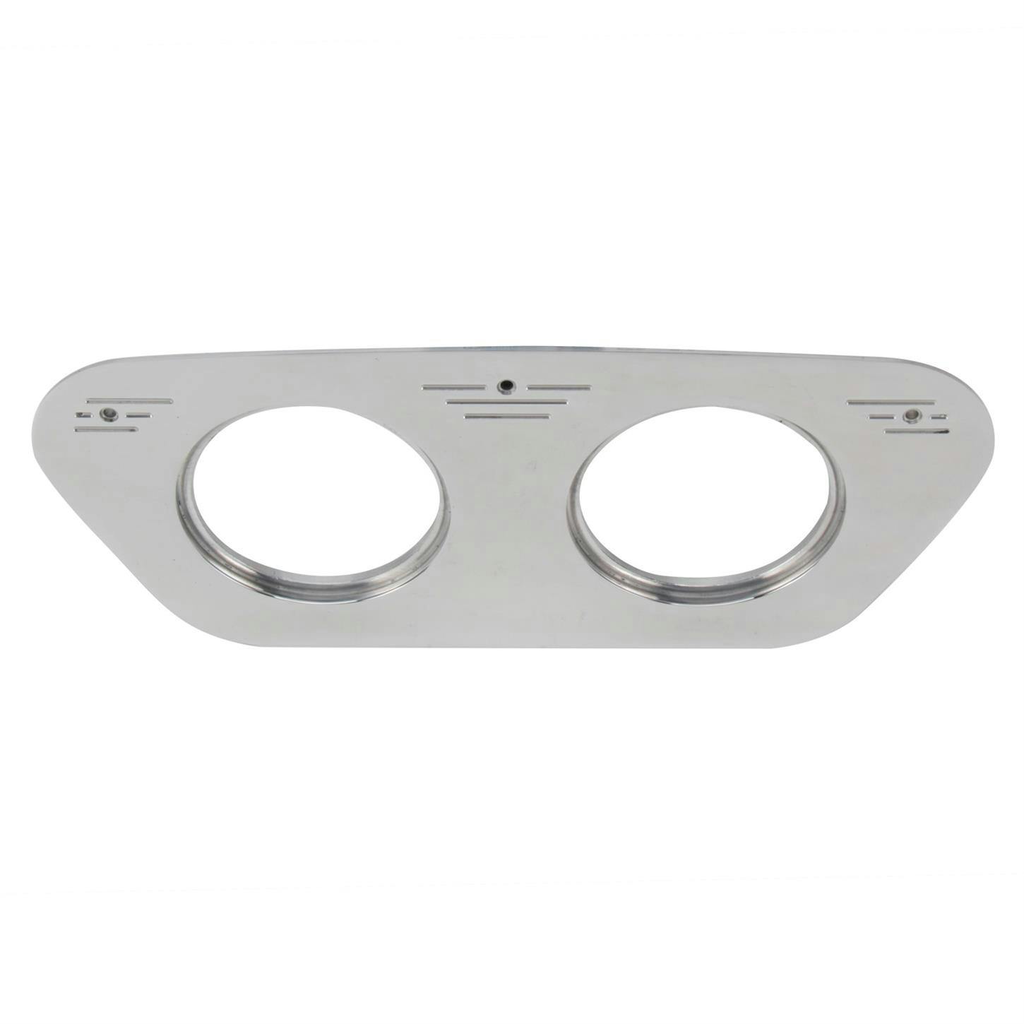 Speedway 1953-55 Ford Truck 2 Gauge Dash Panel, 3-3/8 Inch