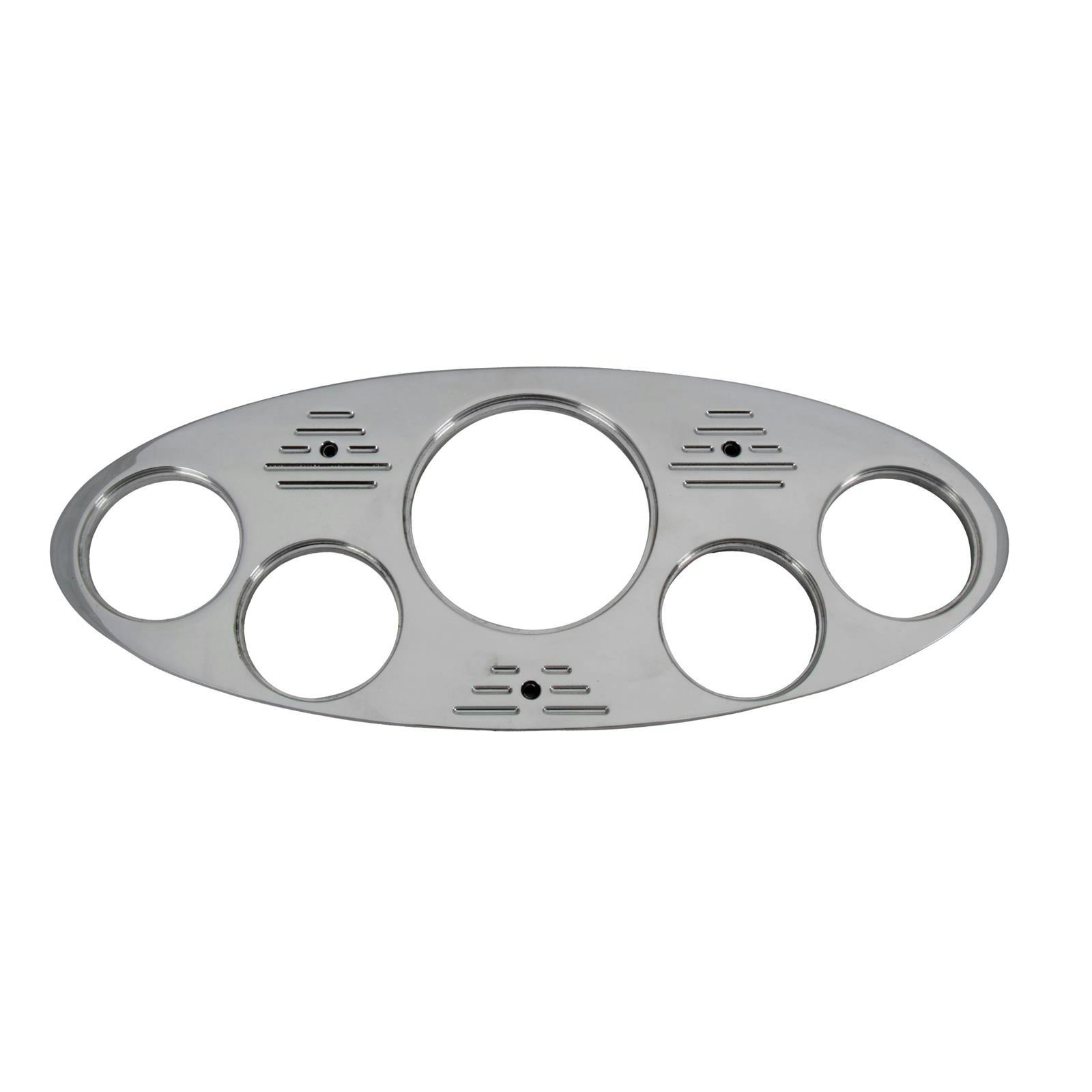 Aluminum 5 Gauge Dash Panel, 3-3/8 Inch, 1934 Ford Truck