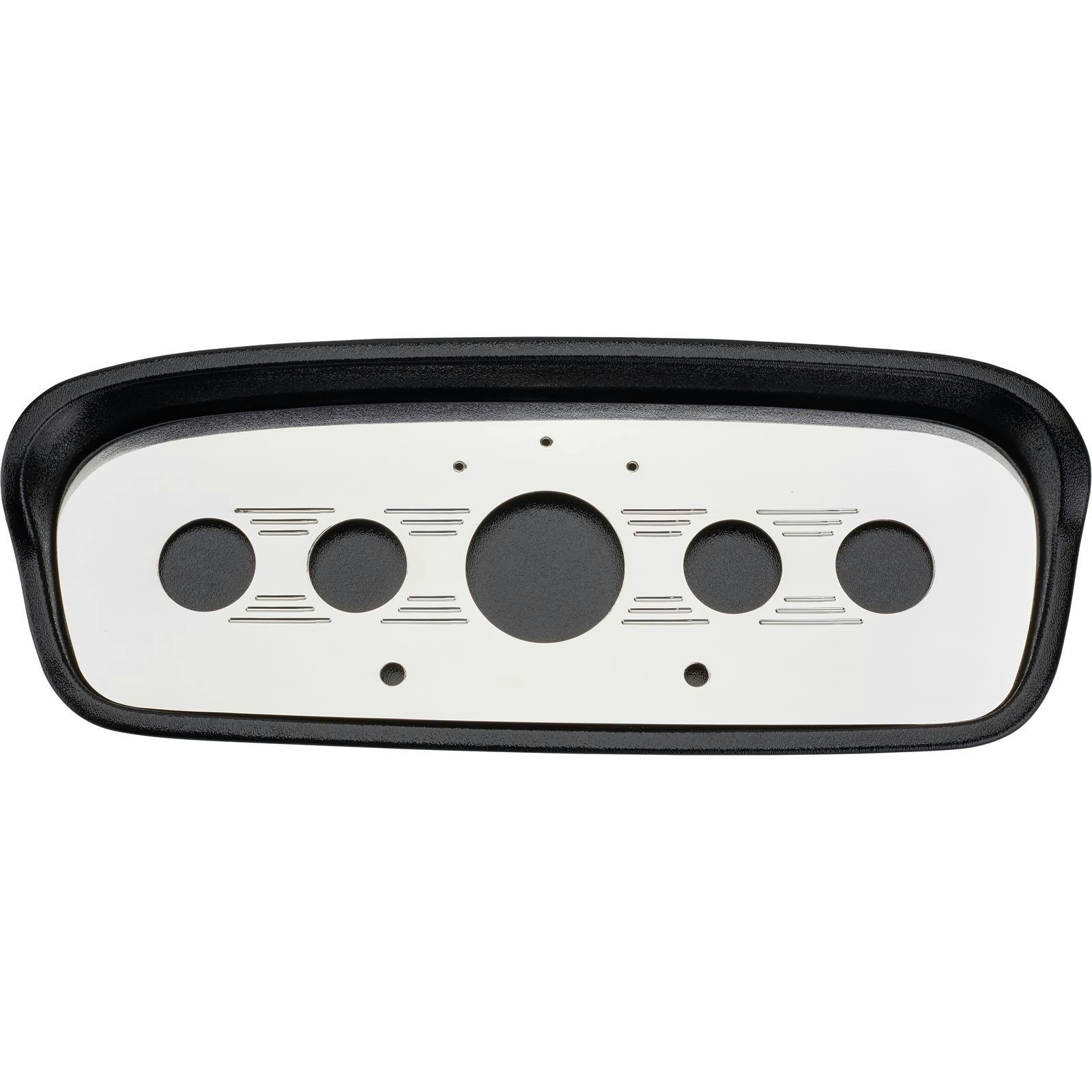 Aluminum 5 Gauge Dash Panel, 3-3/8 Inch, 1961-66 Ford Truck