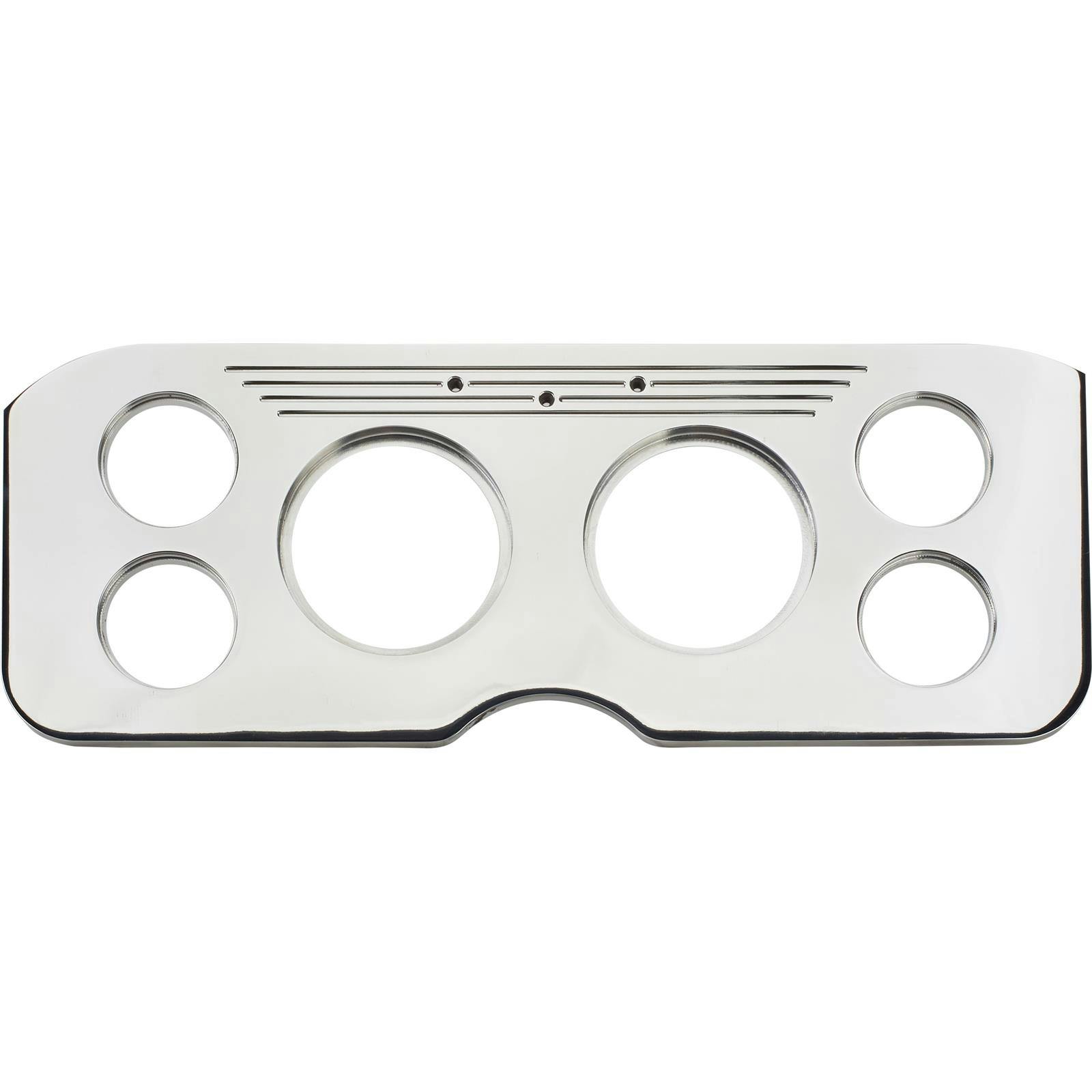 Aluminum 6 Gauge Dash Panel, 3-3/8 Inch, 1955-59 GMC Truck