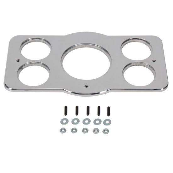 Speedway 1936 Dodge Car 5 Gauge Dash Panel, Polished