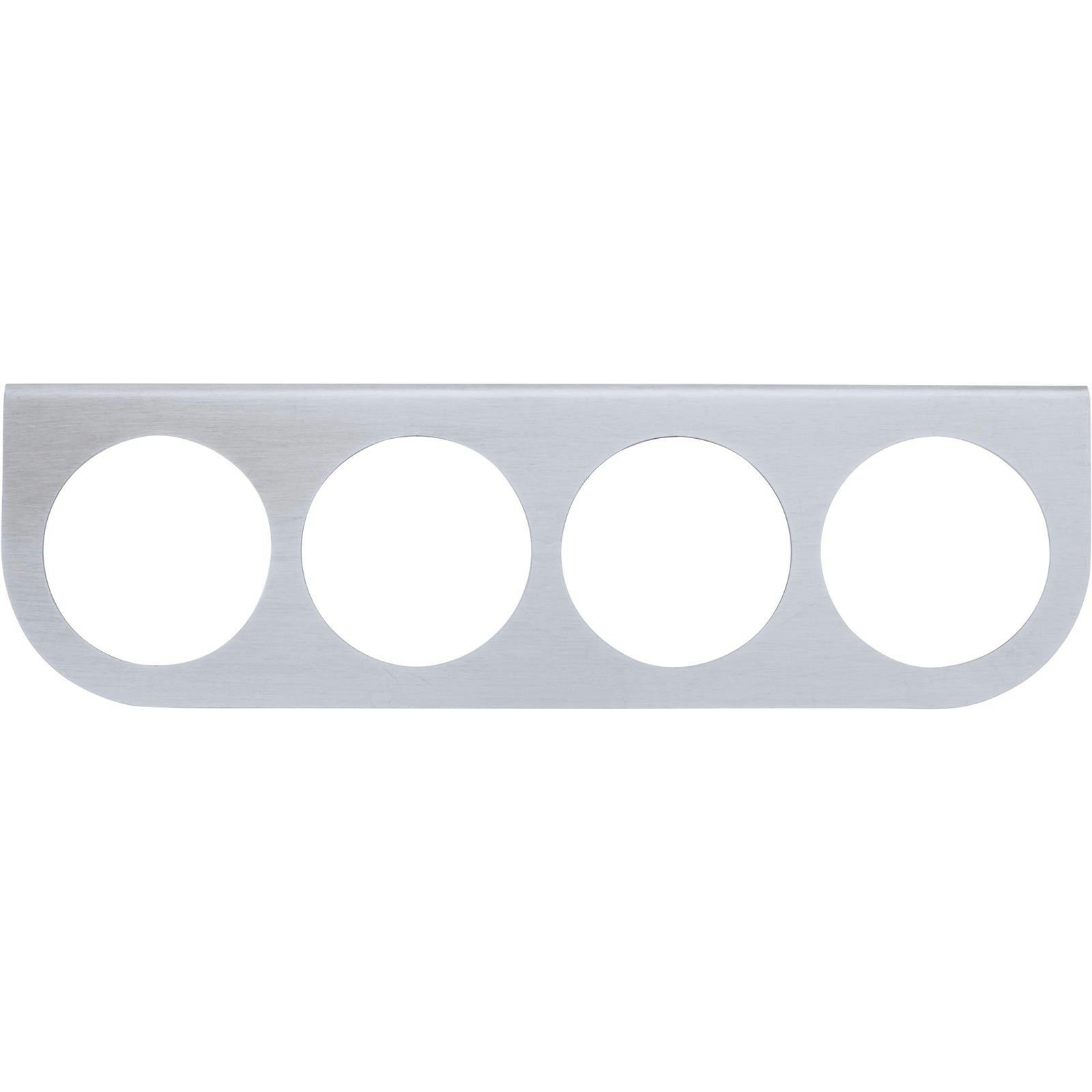 Speedway Universal 4 Gauge Dash Panel, Brushed