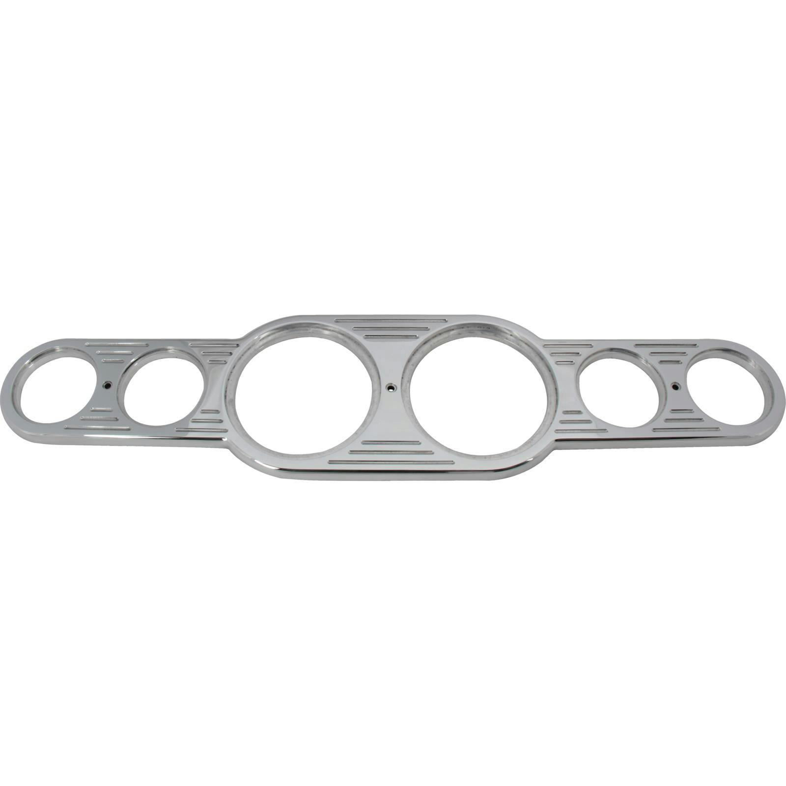 Aluminum 6 Gauge Center Dash Panel, 3-3/8 Inch