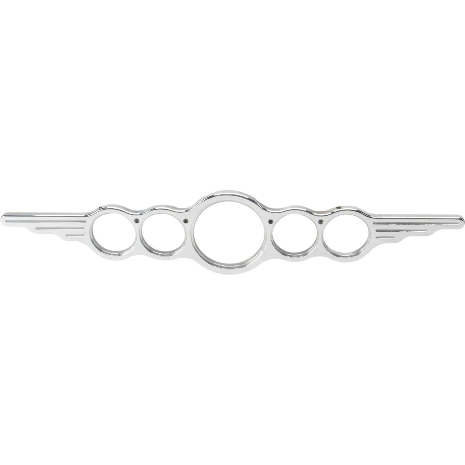 Wing Series Billet 5-Gauge Universal Gauge Panel, 3-3/8 Speedometer