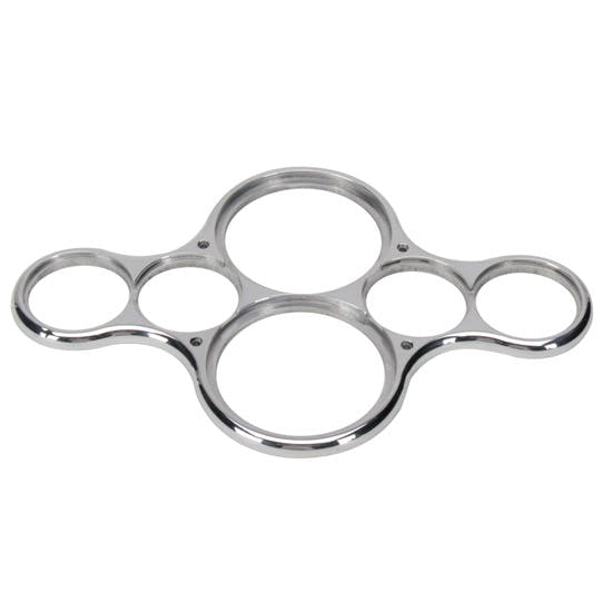 Speedway Universal Dash Panel Over and Under, Polished