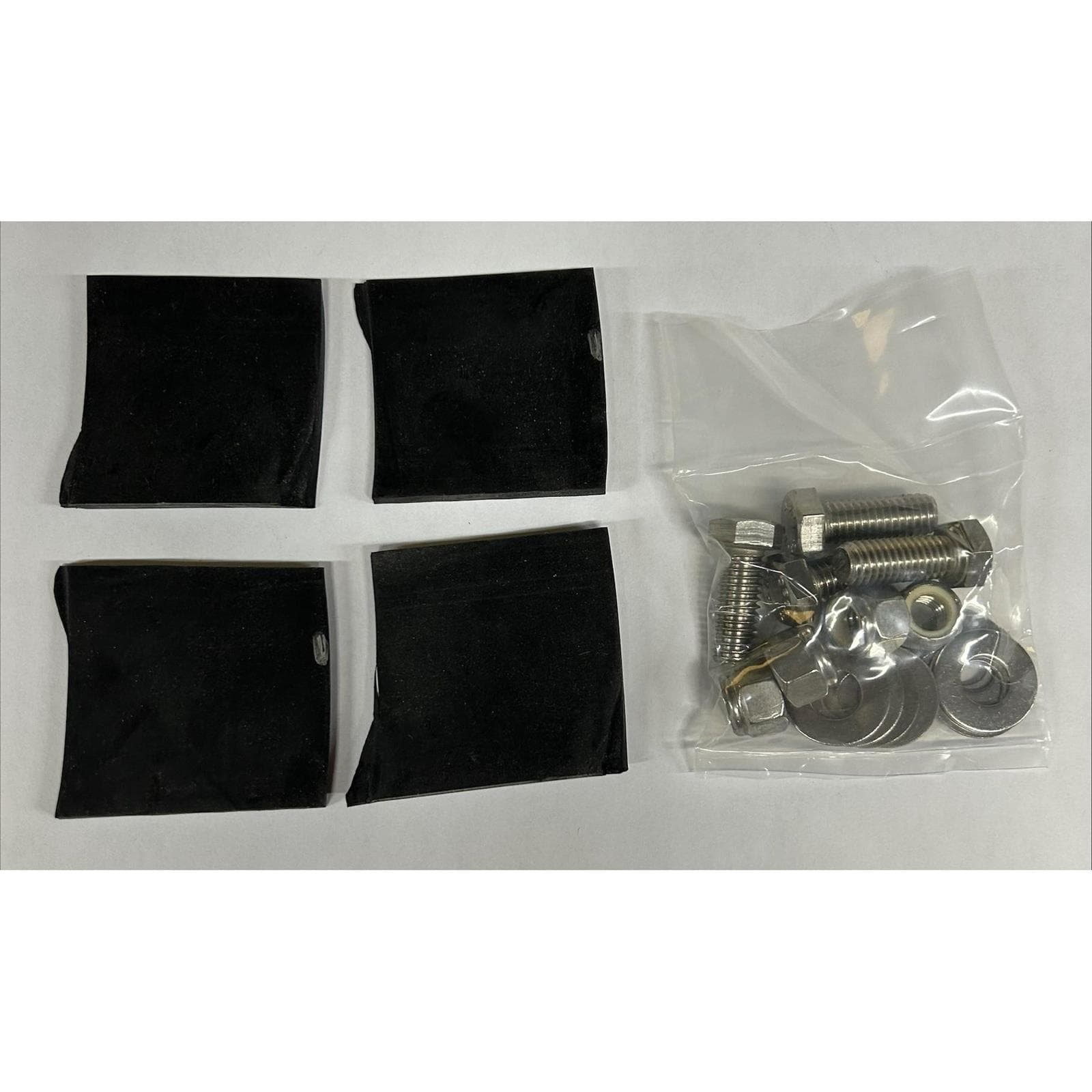 Tank Mount Kit SS HW Rubber Pad