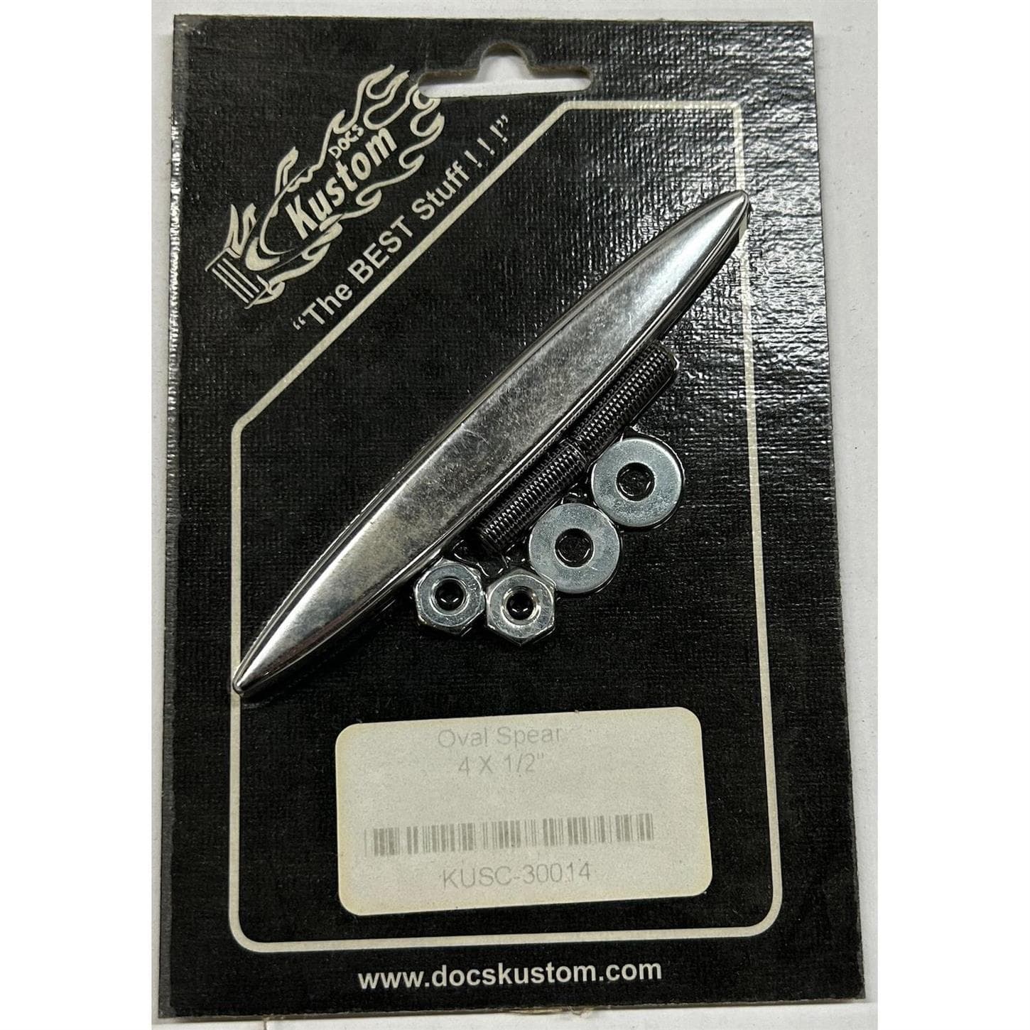 .5"x4"BILLET DASH SPEAR POL