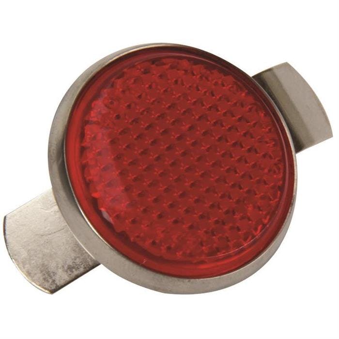 1949-1950 Chevy Tail Light Red Reflector with Bezel