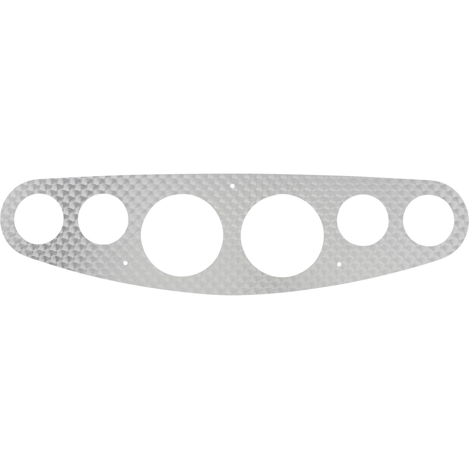 6 Gauge Universal Dash Insert, 3-3/8 Inch, Billet Aluminum