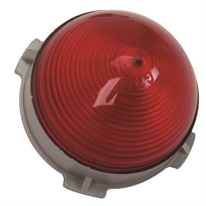 1953 Chevy Center Stop / Tail Light Lens, Red Plastic