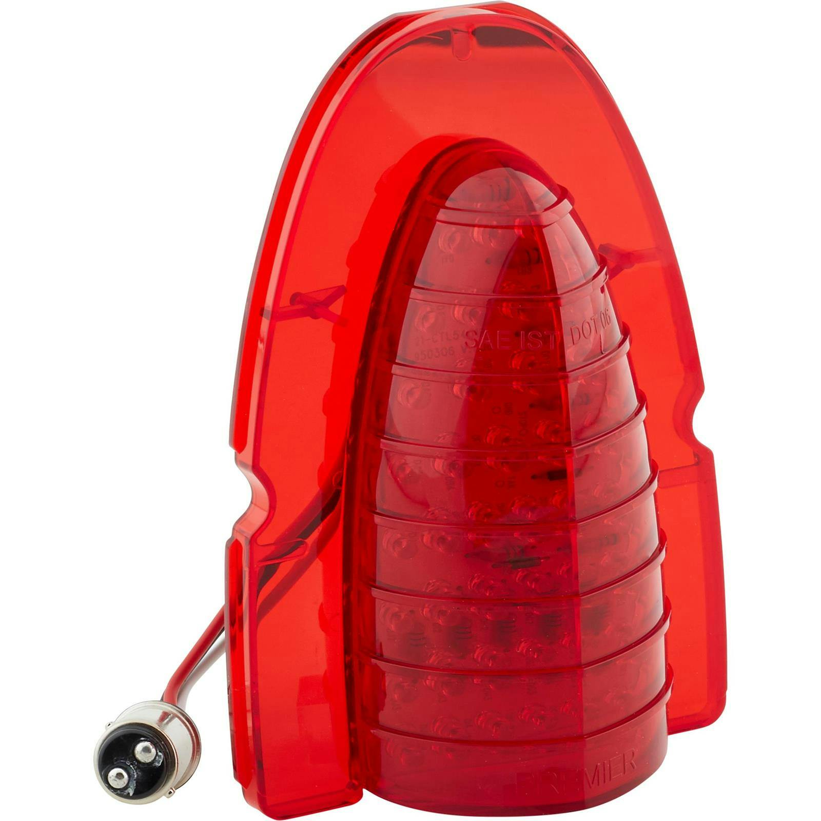1954 Chevy Red LED Upper Tail Light Lens