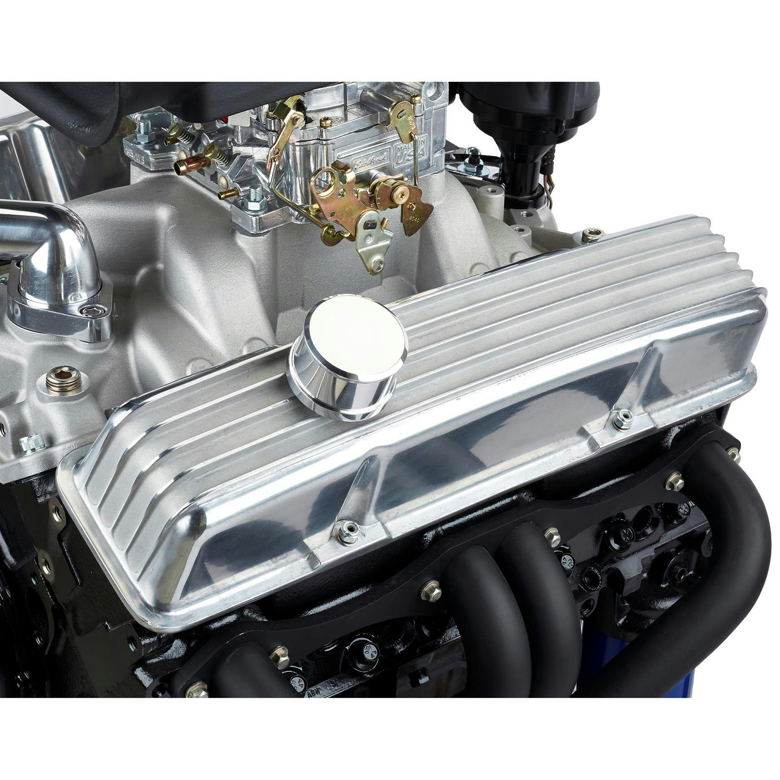 Short Finned Small Block Chevy Valve Covers w/Holes