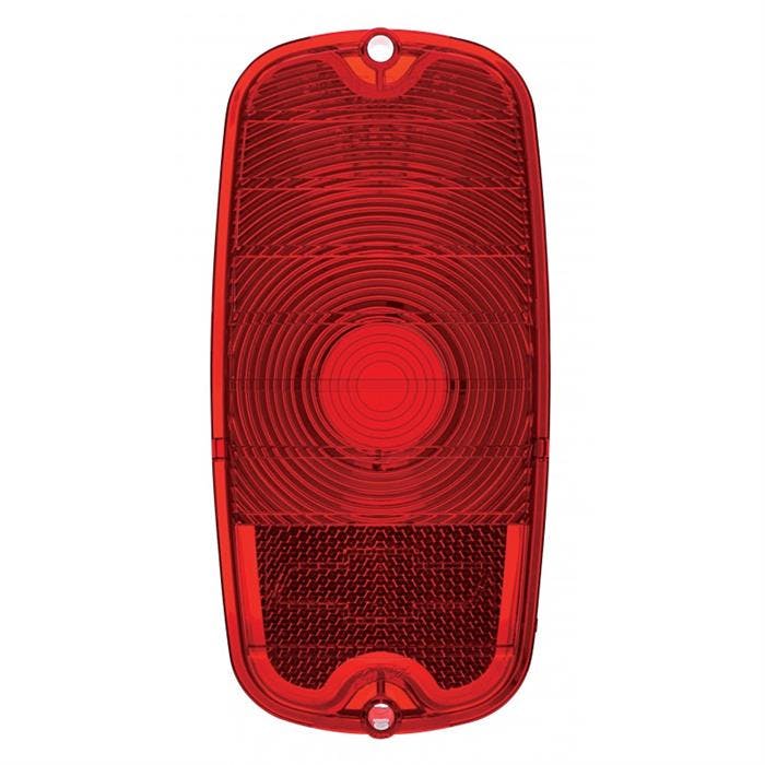 United Pacific C606609 Red Tail Light Lens, 1960-66 GM Pickup