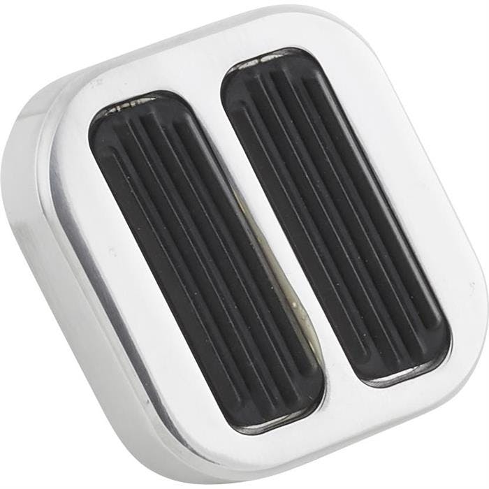 Universal Street Rod Dimmer Switch Pad, Polished Aluminum