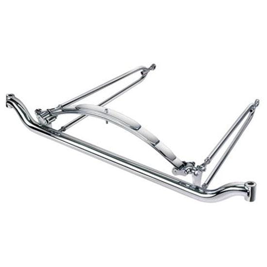 Spring-Over 4 Inch Drop Front End for Chevy Spindles, Chrome