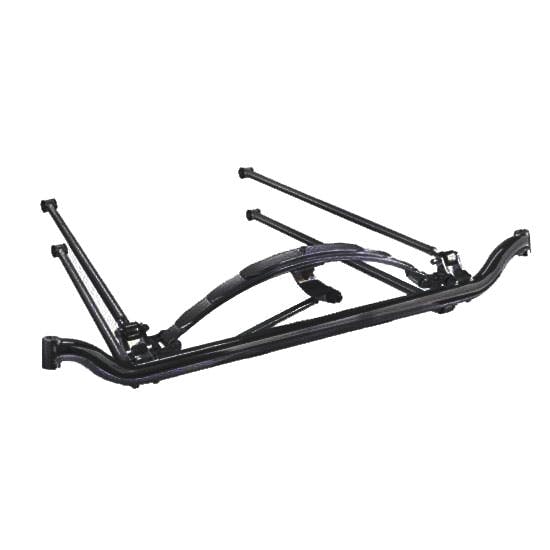 Chevy Spindles - 4-Bar Spring-Behind Front End, Plain