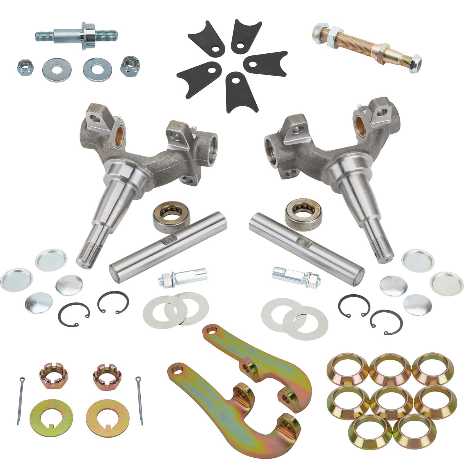 1949–54 Chevy Car Gasser Axle Modified Spindles w/ King Pins Kit