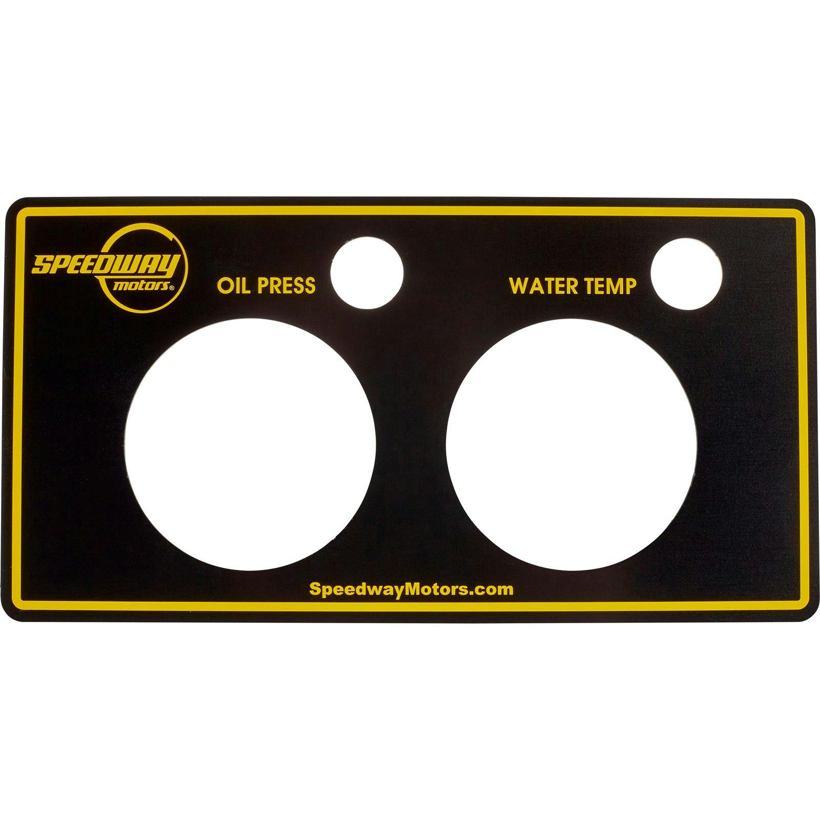 Speedway Gauge Panels w/Light Openings