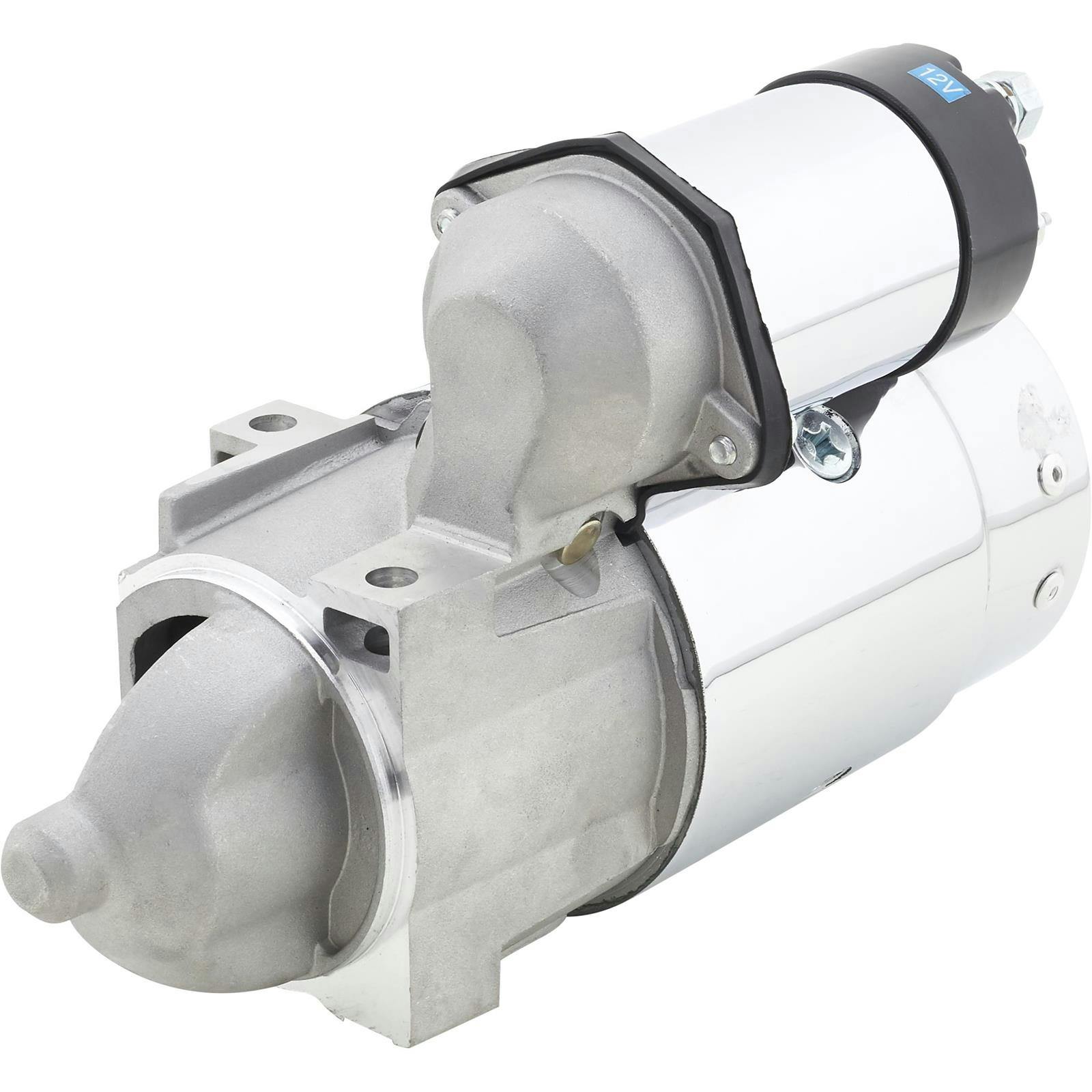 King Chrome 1955-86 Chevy Starter, 1.4 kW, 168-Tooth