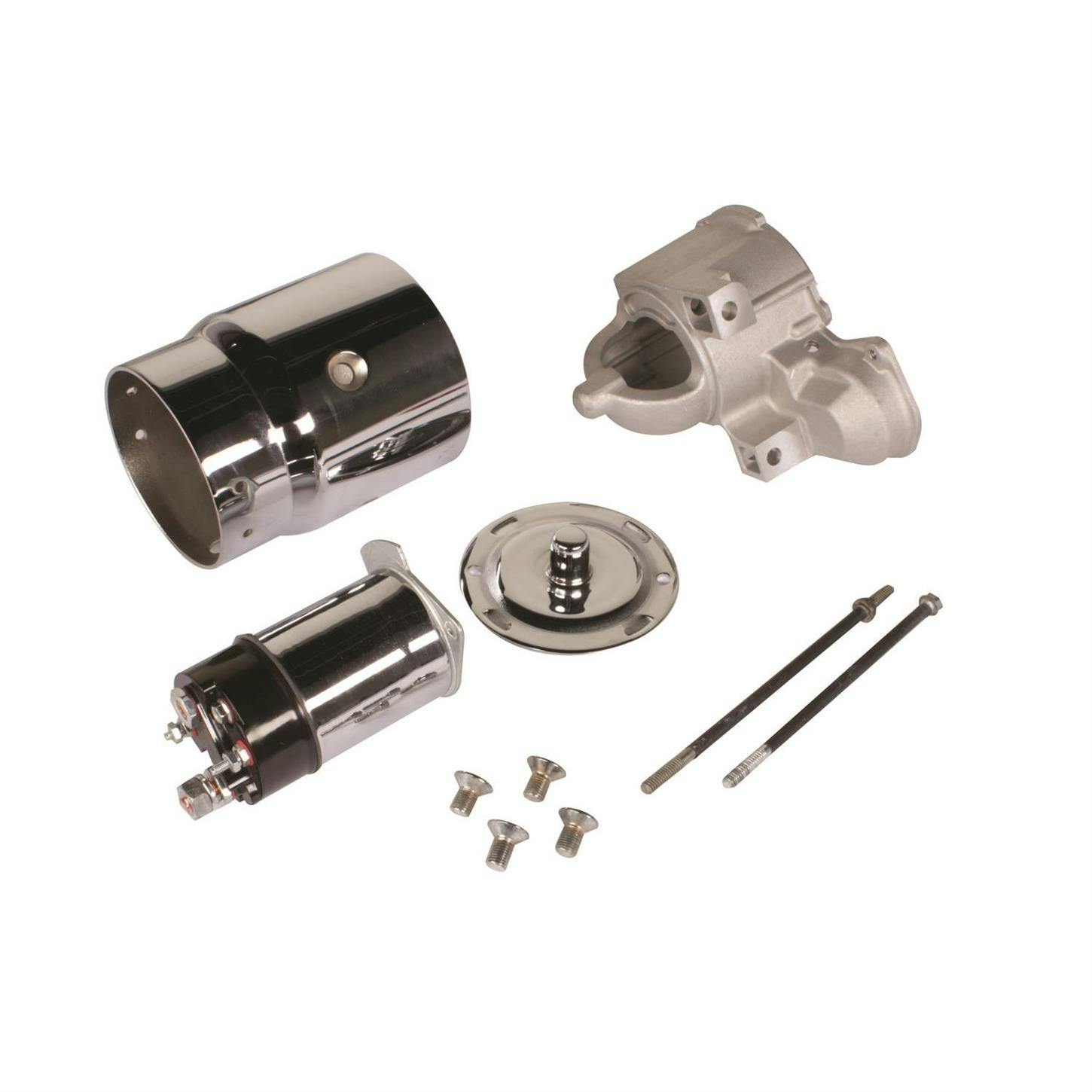 King Chrome Chevy Starter Dress Up Kit, Straight Bolt