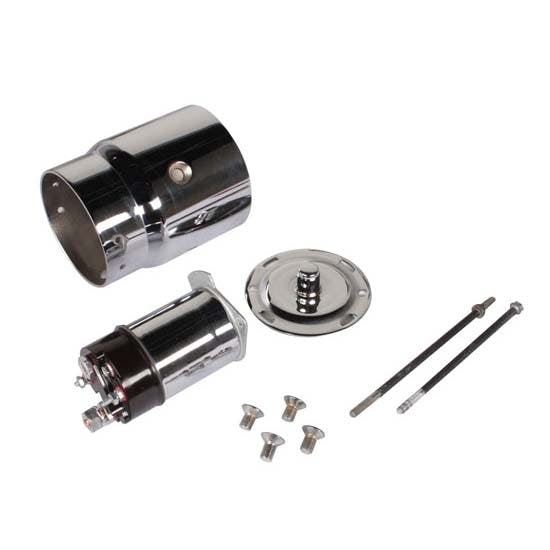 King Chrome Chevy Starter Dress Up Kit, Angled Bolt