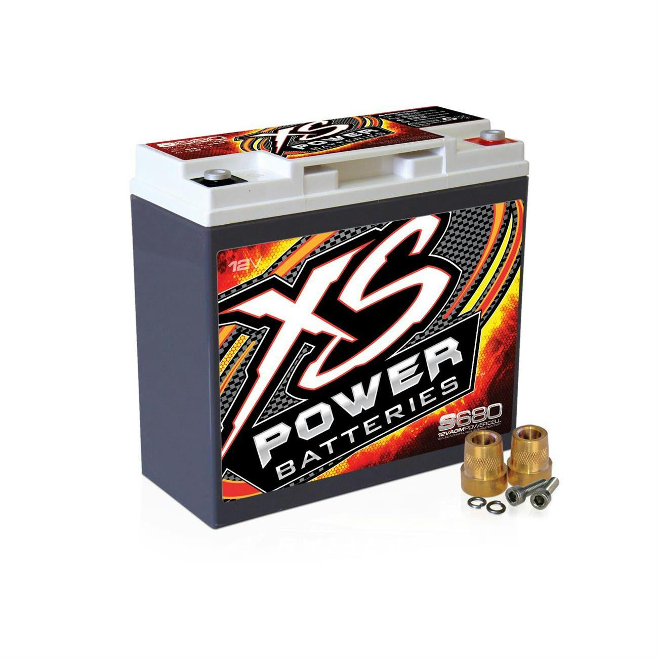 XS Power S680 AGM Battery, S680, 12 Volt, 7.13 x 3.03 x 6.57 "